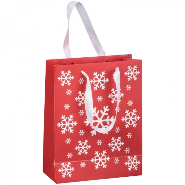 Logotrade promotional gift image of: Small Christmas paper bag BASEL